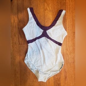 Blue leotard, adult large
